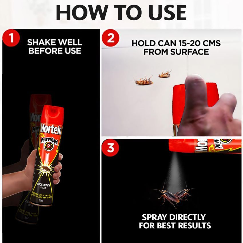 Cockroach Killer (Powergard Insecticide) - 300ml (Mortein)