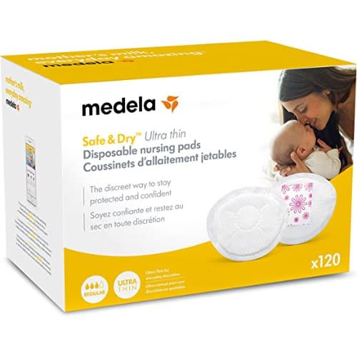 Safe & Dry Ultra Thin Disposable Nursing/ Breastfeeding Pads - 120 Count
