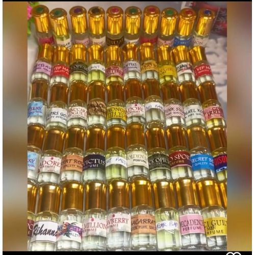 Original 72 Hours Long Lasting Undiluted Oil Perfumes - 3ml X 12pcs