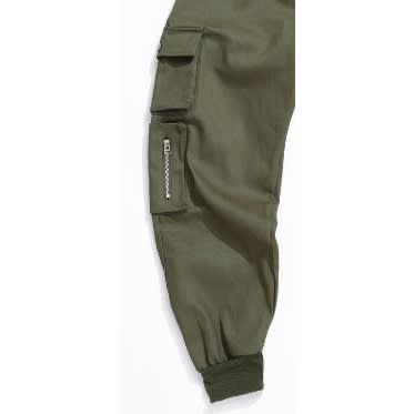 6 Pocket Basic Combat Cargo Trousers - Army Green