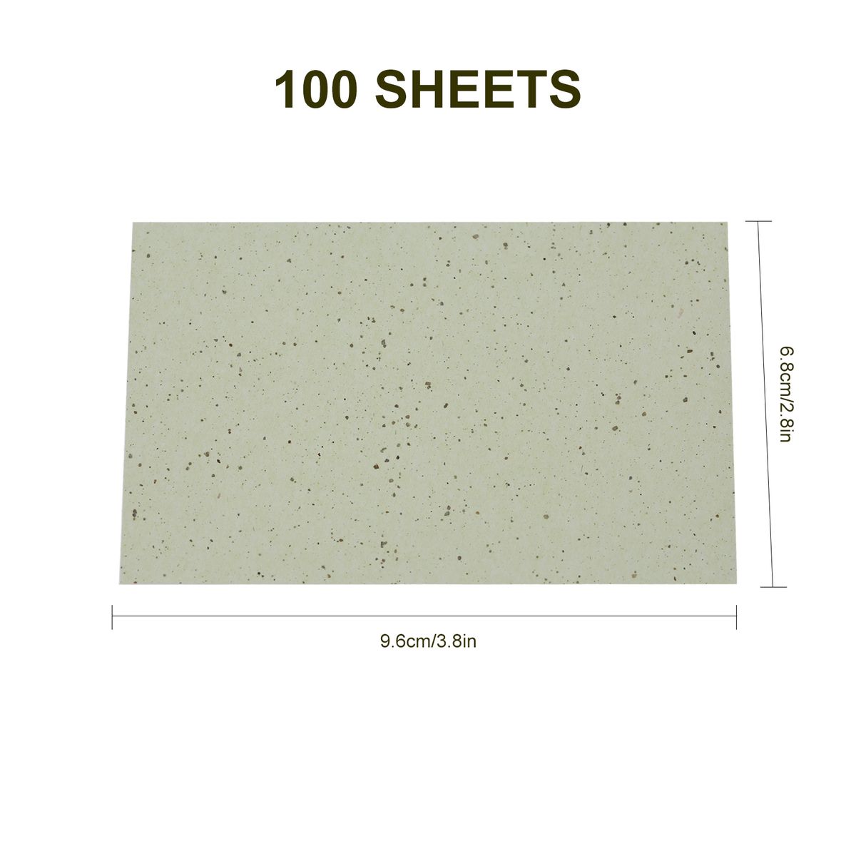 100 Sheets Facial Absorbent Paper Oil Absorbing Sheets Oil