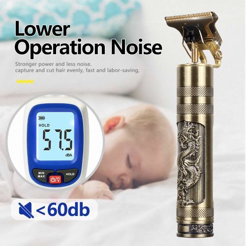 Dragon Monster Rechargeable Metal Hair Clipper Gold