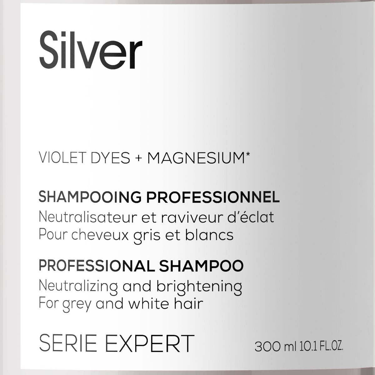 Silver Shampoo - For Grey, White Or Light Blonde Hair 300ml