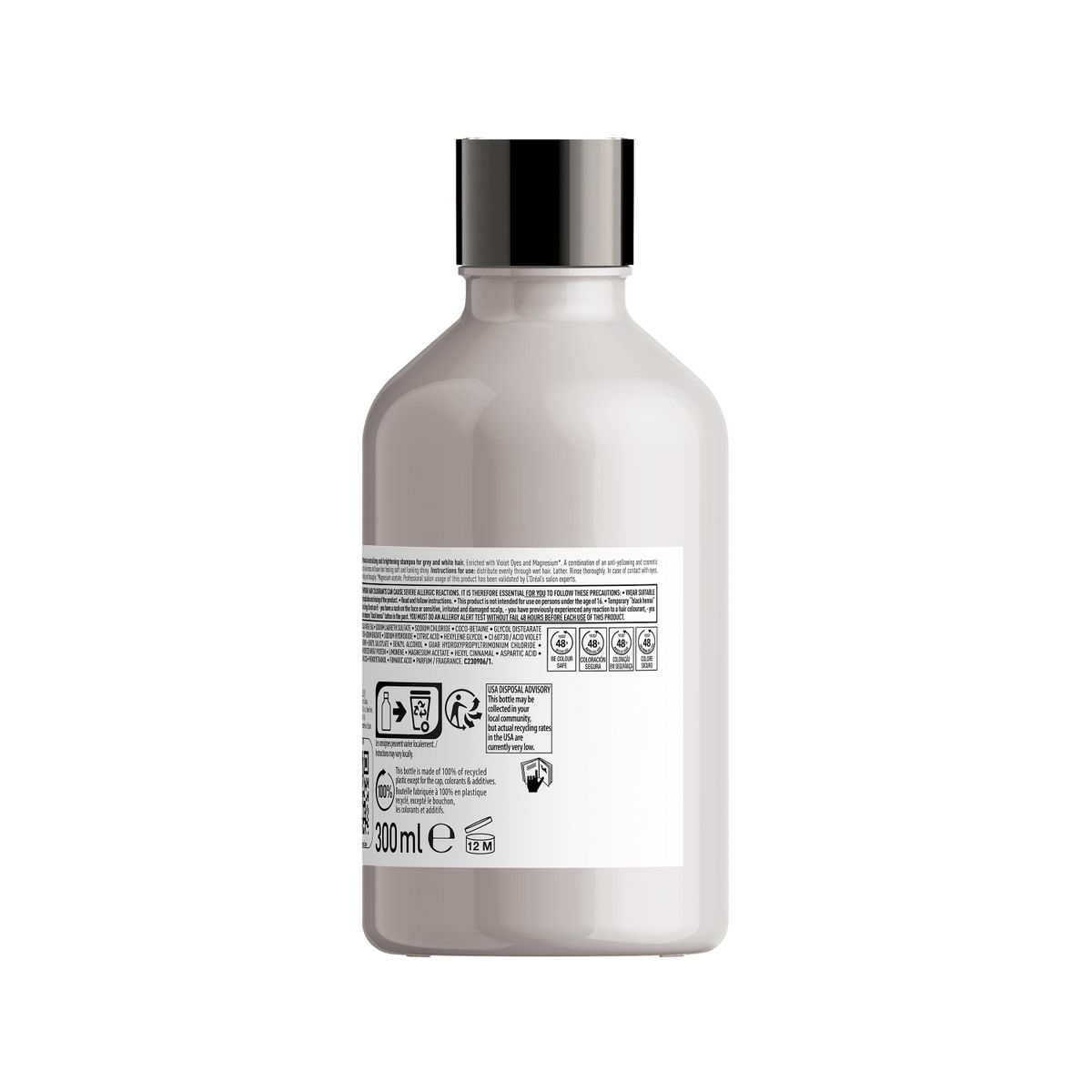 Silver Shampoo - For Grey, White Or Light Blonde Hair 300ml