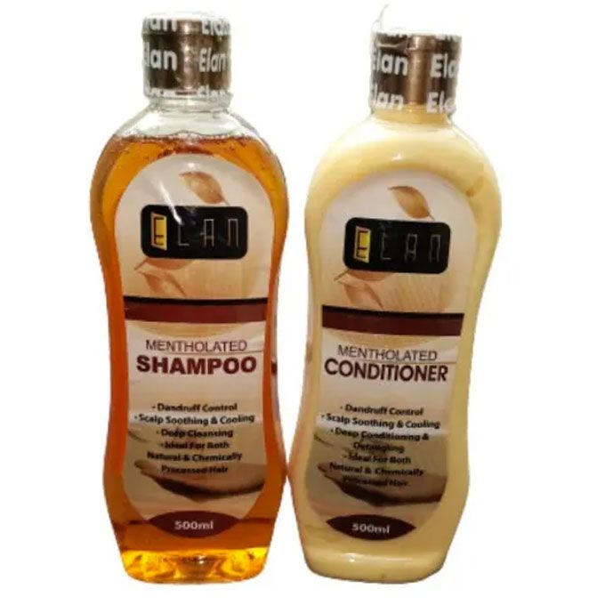Mentholated Hair Shampoo & Conditioner 500ml