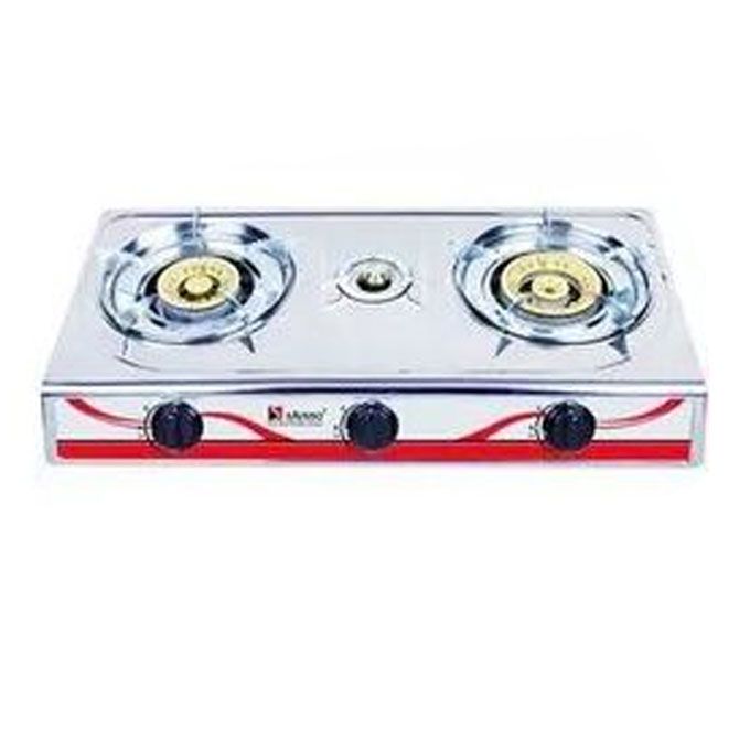 Steel Table Top Three Burner Gas Stove (S-307)