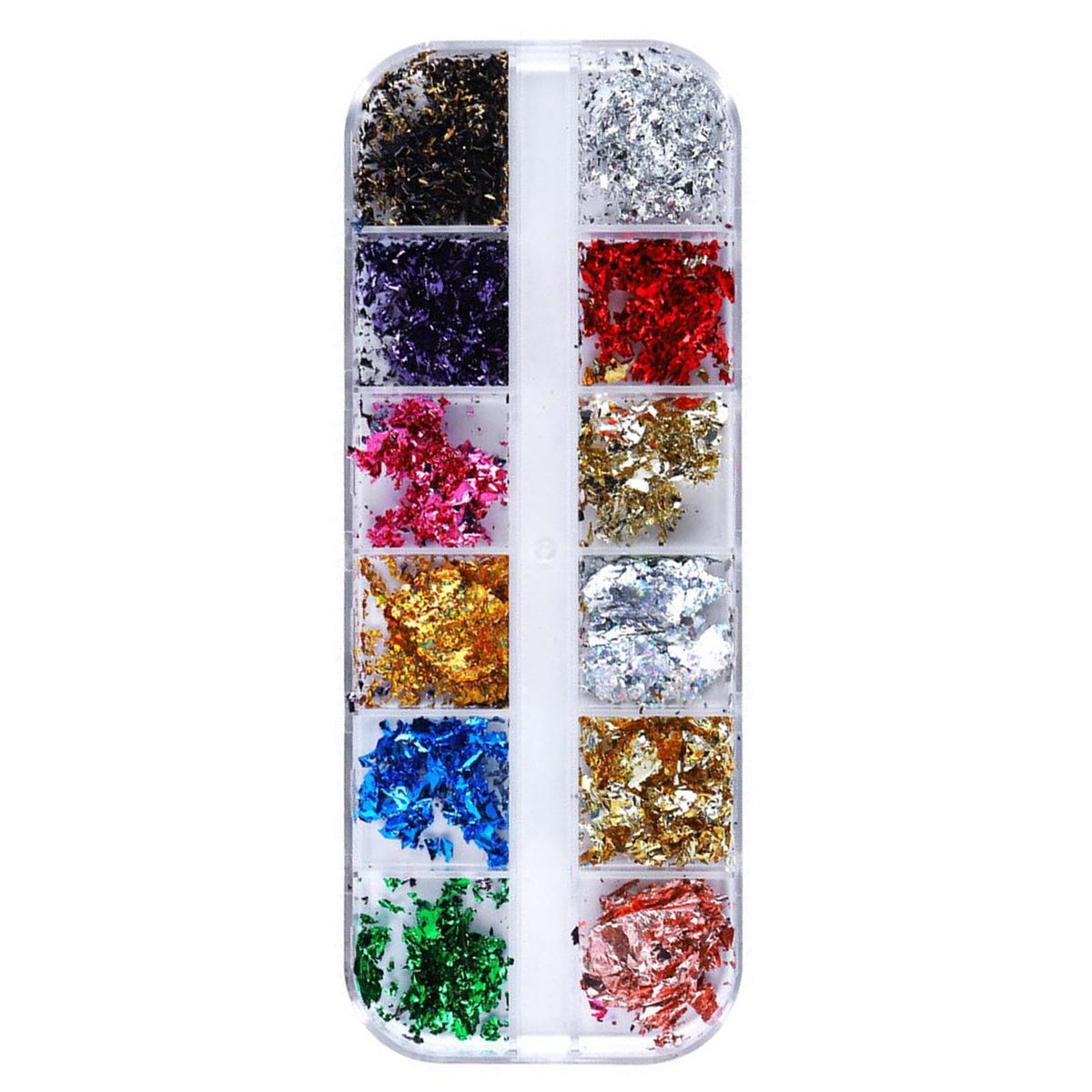 1 Box Golden Foil Flakes Gilding Flakes Made of Tinfoil for Metallic Foil Flakes for Nails DIY Painting Crafts Slime and Resin Jewelry Making Gold Silver Copper Colors