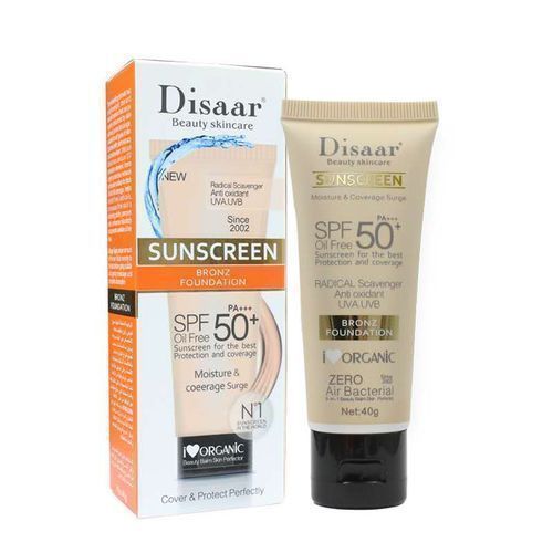 SPF 50 Natural Sun Protection Tinted Foundation Cream