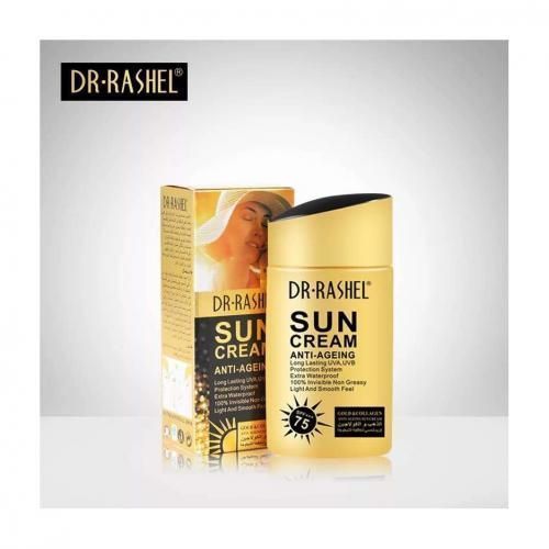 Long Lasting Anti-Ageing Water Proof Sun Cream SPF+++ 75°