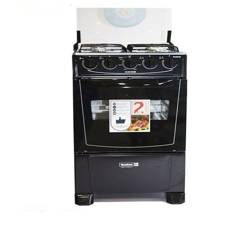 4-Burner Gas Cooker 50 X 50cm (CK-5400B) + 2 Years Warranty