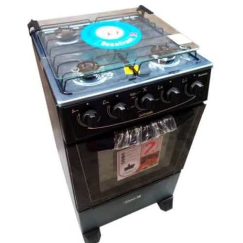 4-Burner Gas Cooker 50 X 50cm (CK-5400B) + 2 Years Warranty
