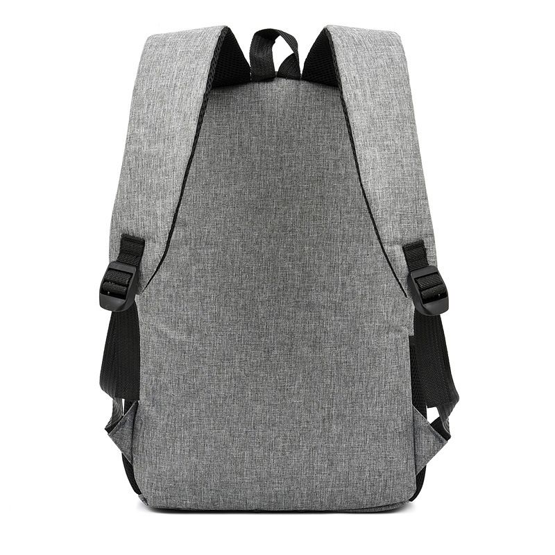 Anti-theft Water Resistant Backpack Bag With USB Charging Port-Grey