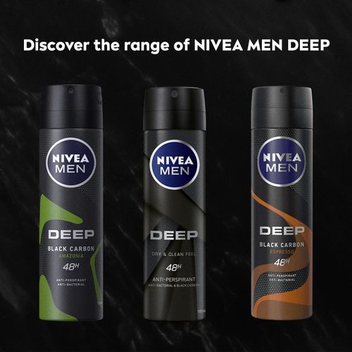 MEN Deep Espresso Deodorant Spray - 200ml (Pack Of 2)