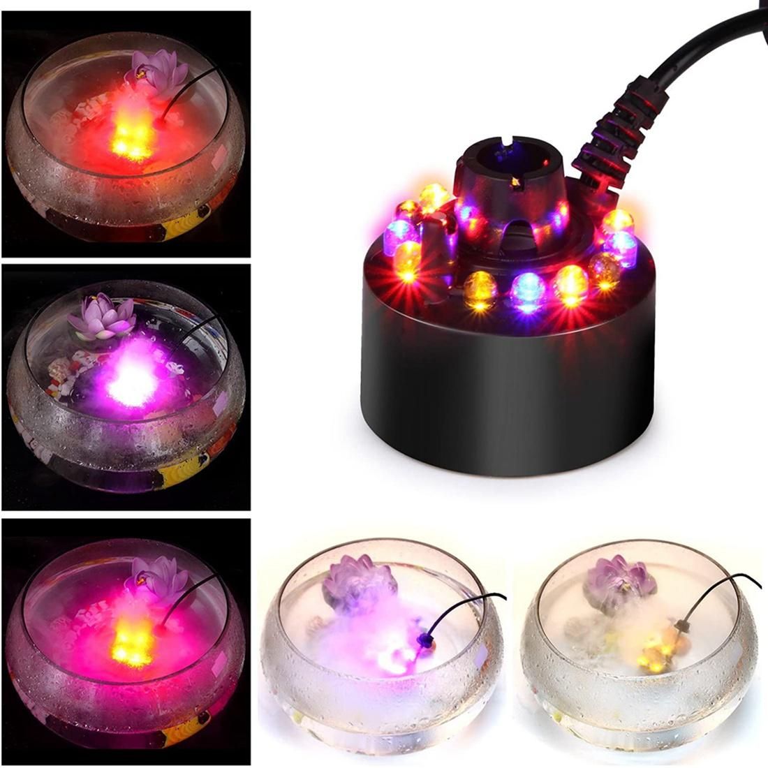Mini Mist Maker Fogger Ultrasonic Atomizer Spatter Guard Humidifier Diffuser DIY Parts Water Retaining Frame EU Plug