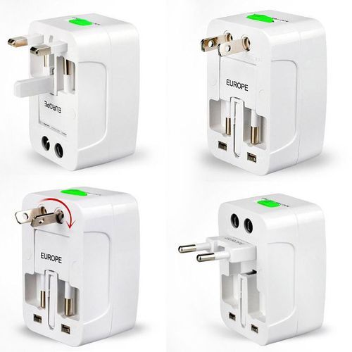 Plug Adaptor EU US UK AU Travel AC Power Adaptor Plug