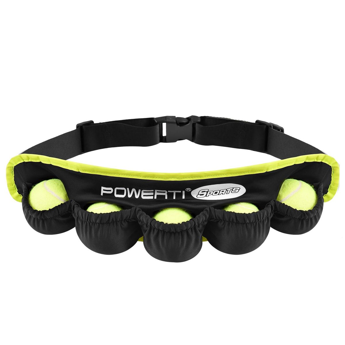 Tennis Ball Band for 5 Tennis Balls Holder Waist Bag Fanny Pack for Running Cycling Walking Jogging