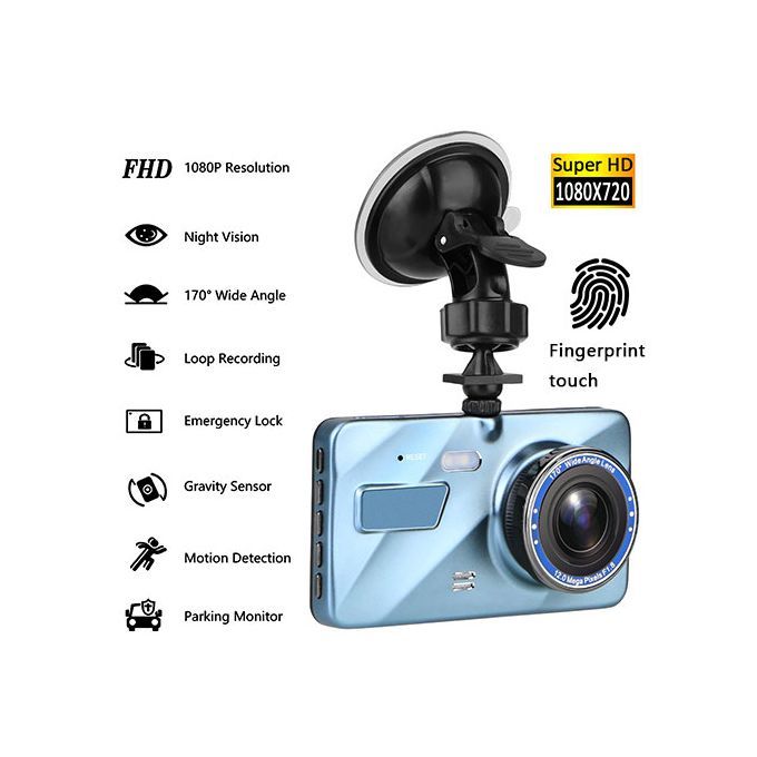 4-inch Touch DVR 2.5D High-definition Dual Camera Driving Recorder