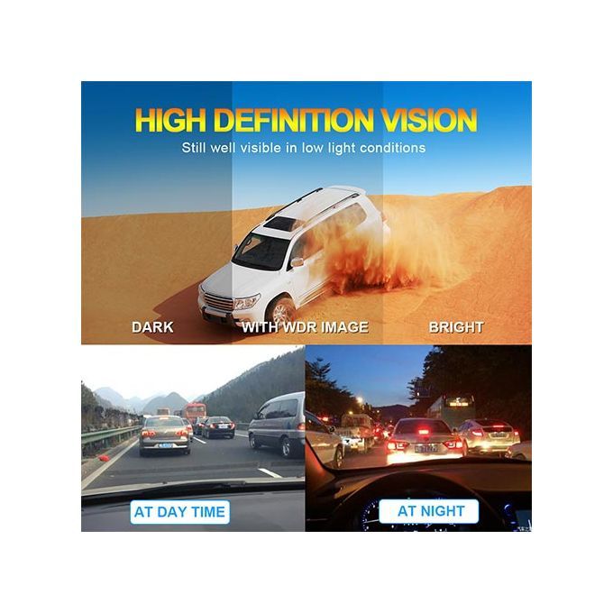 4-inch Touch DVR 2.5D High-definition Dual Camera Driving Recorder