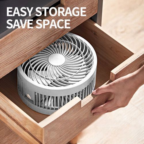 7200MaH Rechargeable  Fan USB Folding Telescopic 7.7 Inch