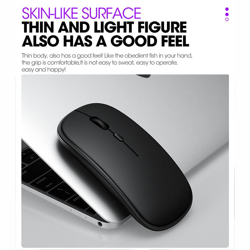 Wireless Rechargeable Mouse -Black