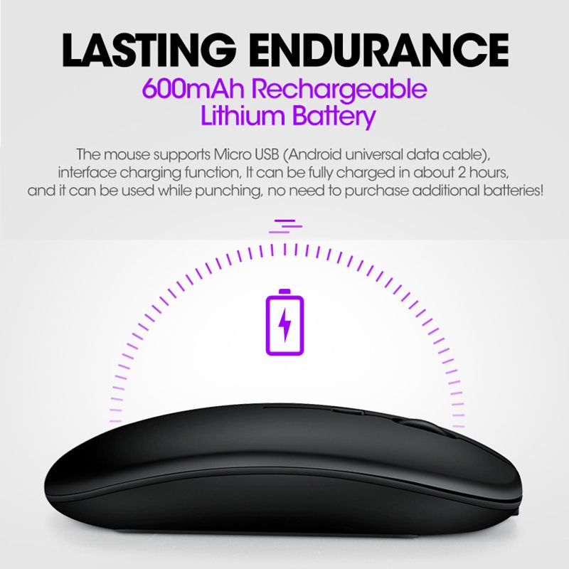 Wireless Rechargeable Mouse -Black