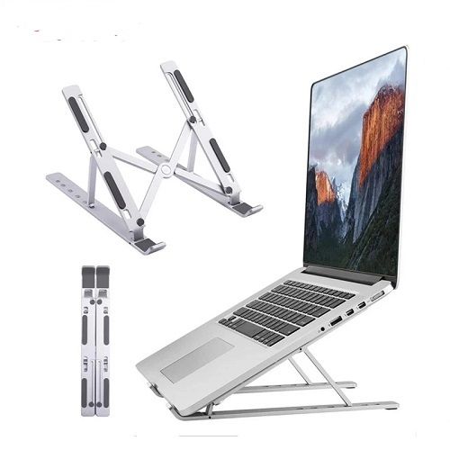 Laptop Tablet Stand Foldable 10 Level Adjustable Computer Notebook Holder Bracket