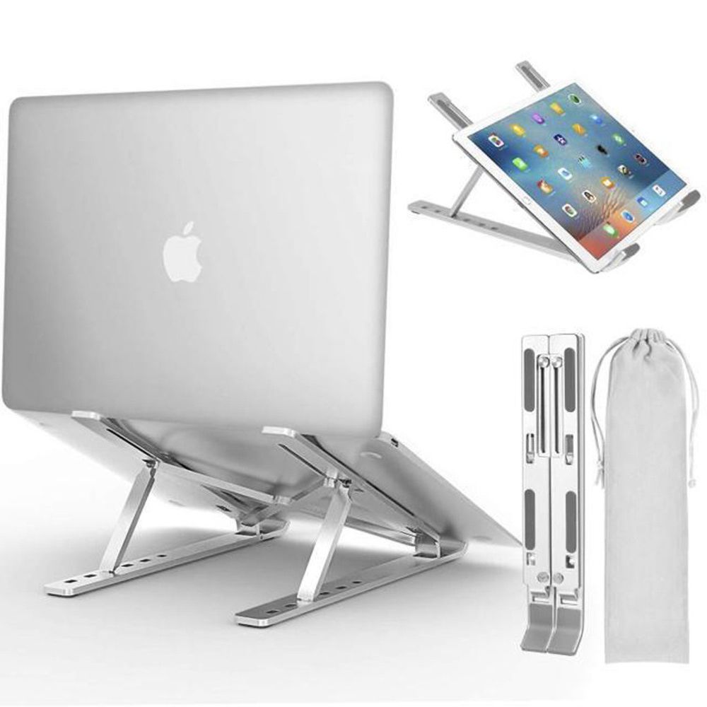 Laptop Tablet Stand Foldable 10 Level Adjustable Computer Notebook Holder Bracket