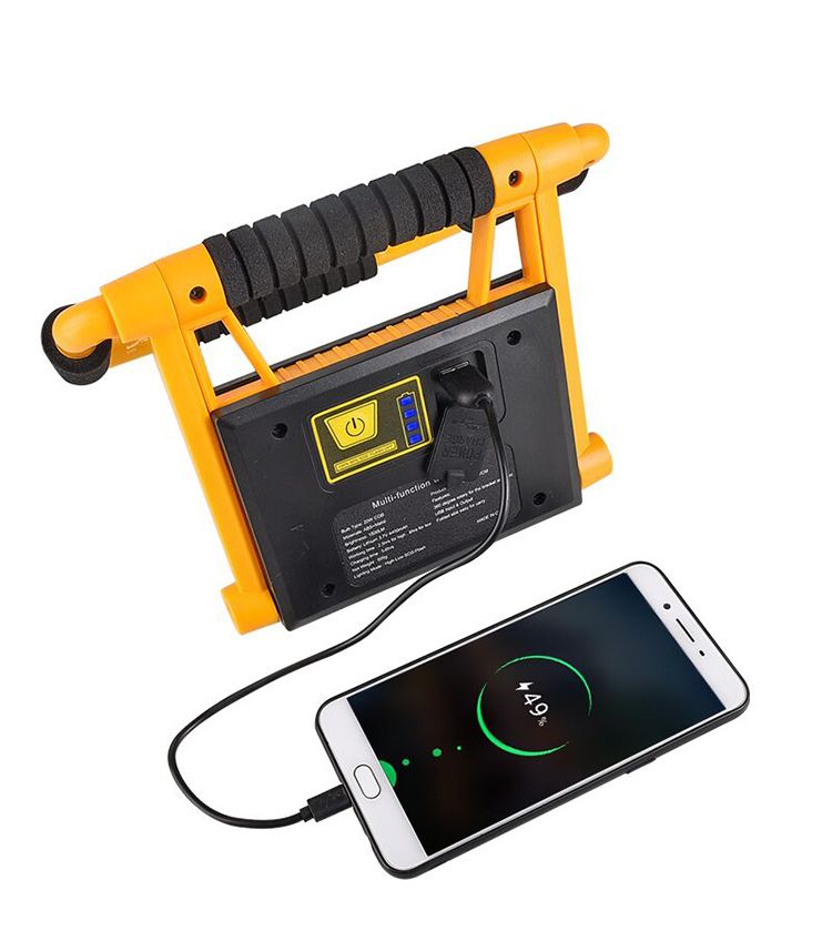 300W LED Work Portable Flood COB Work Lamp Rechargeable