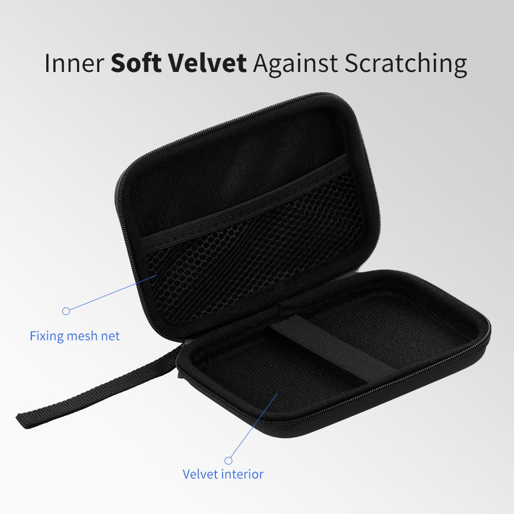 2.5in External Hard Drive Disk Case Shockproof EVA Case