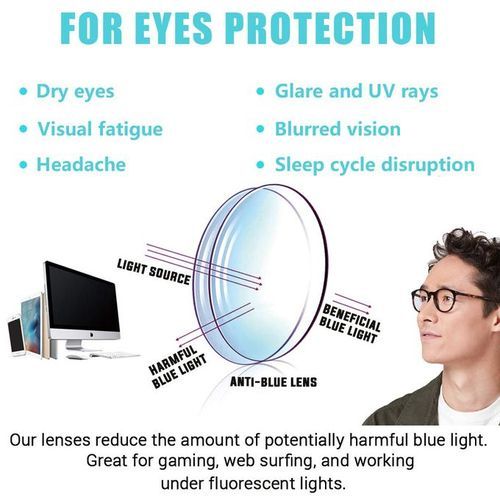 Anti Blue Rays,Anti Blue Light Blocking Glasses,Anti Eyestrain Eyeglasses Computer Glasses