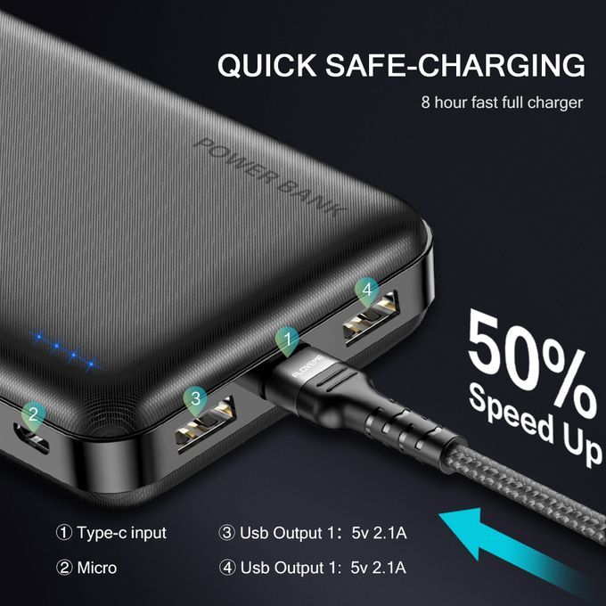 Power Banks 20000 MAh Utra Slim Portable Fast Charger (ACE ELEC)