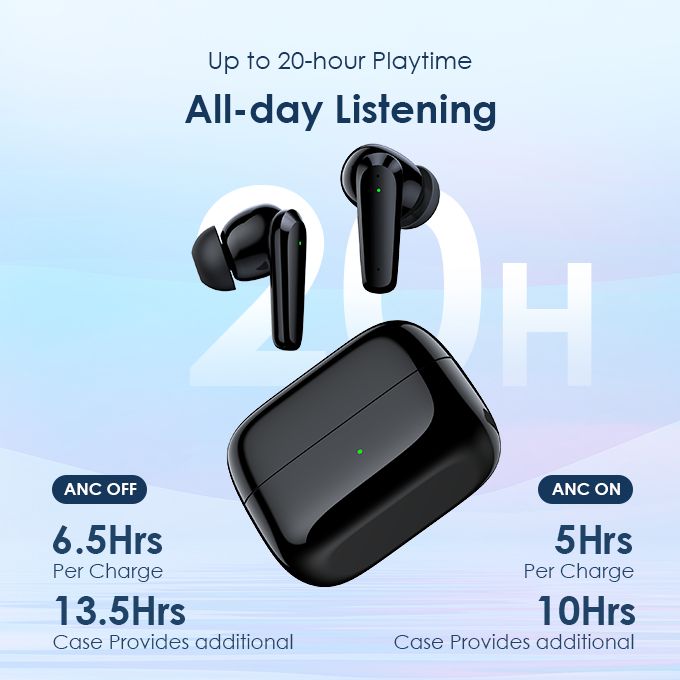 Rhyme ANC Active Noise Cancellation ENC Environmental Noise Cancellation True Wireless Earbuds