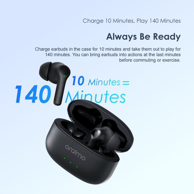FreePods 3C ENC Calling Noise Cancellation Long Playtime True Wireless Earbuds