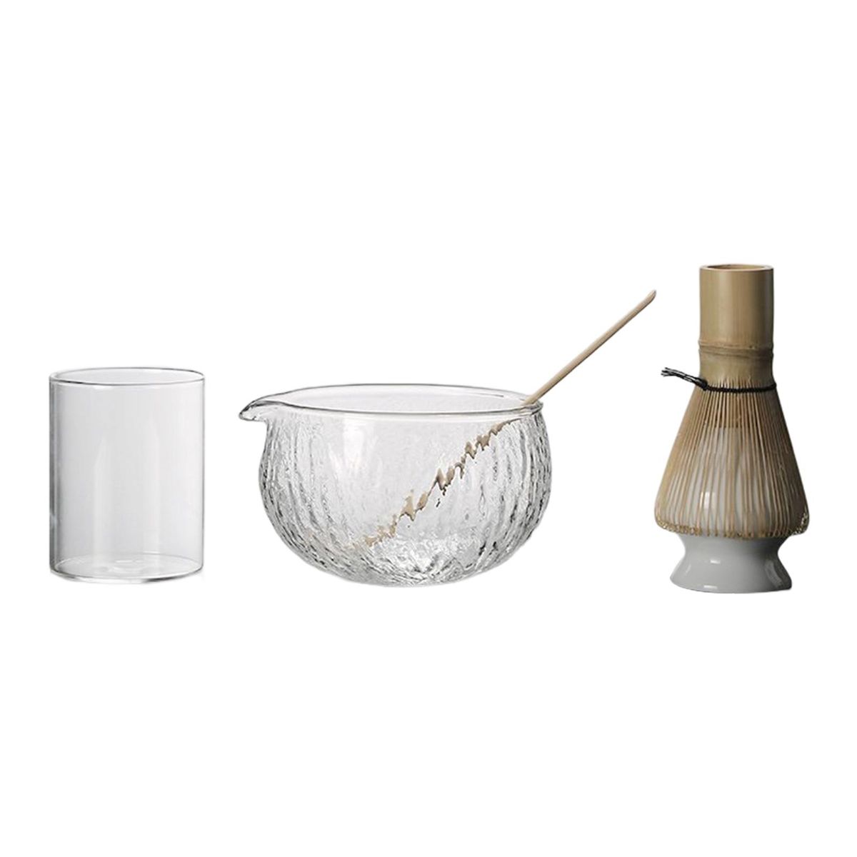 Japanese Matcha Set Chasen Holder Rack Chashaku Scoop Chasen Chashaku