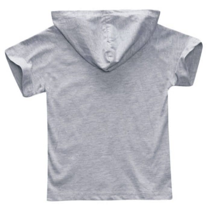 PJ Masks Children Hooded T-Shirt- Light Grey