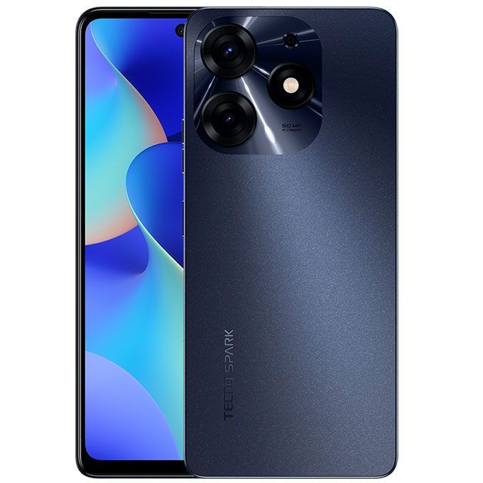 Spark 10(KI5q) 6.6" HD+ 8GB RAM/128GB ROM Android 13 - Black