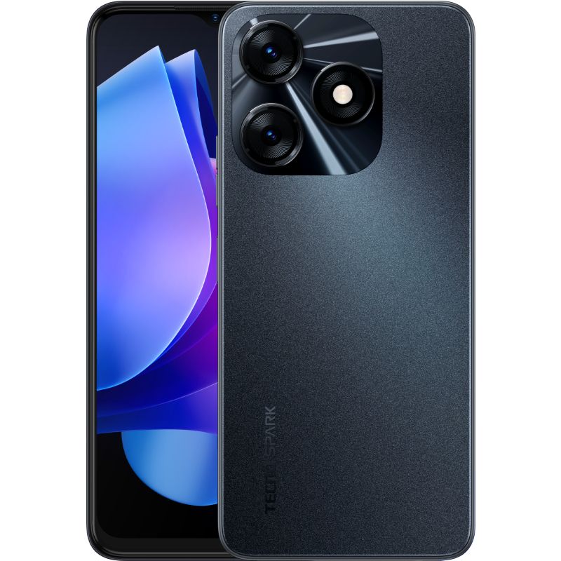 Spark 10(KI5q) 6.6" HD+ 8GB RAM/128GB ROM Android 13 - Black