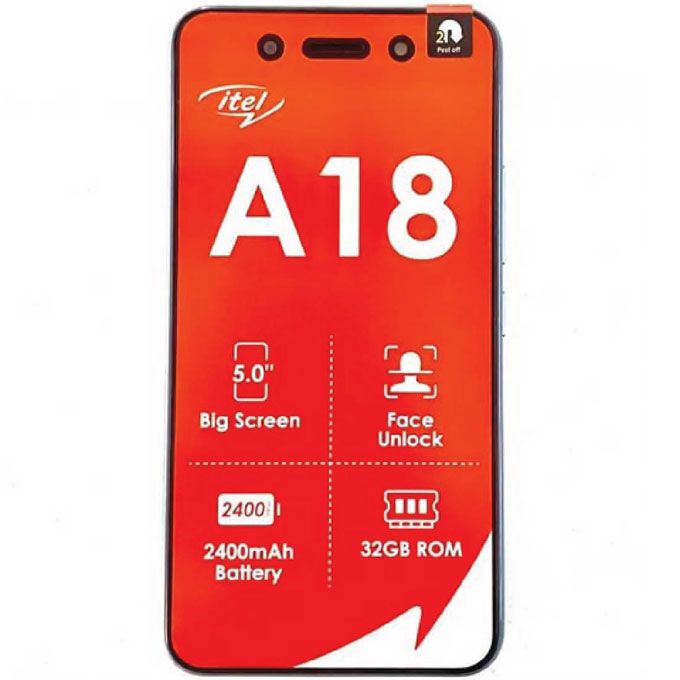 A18 5.0" 1GB RAM/32GB ROM Android 11 - Morion Grey