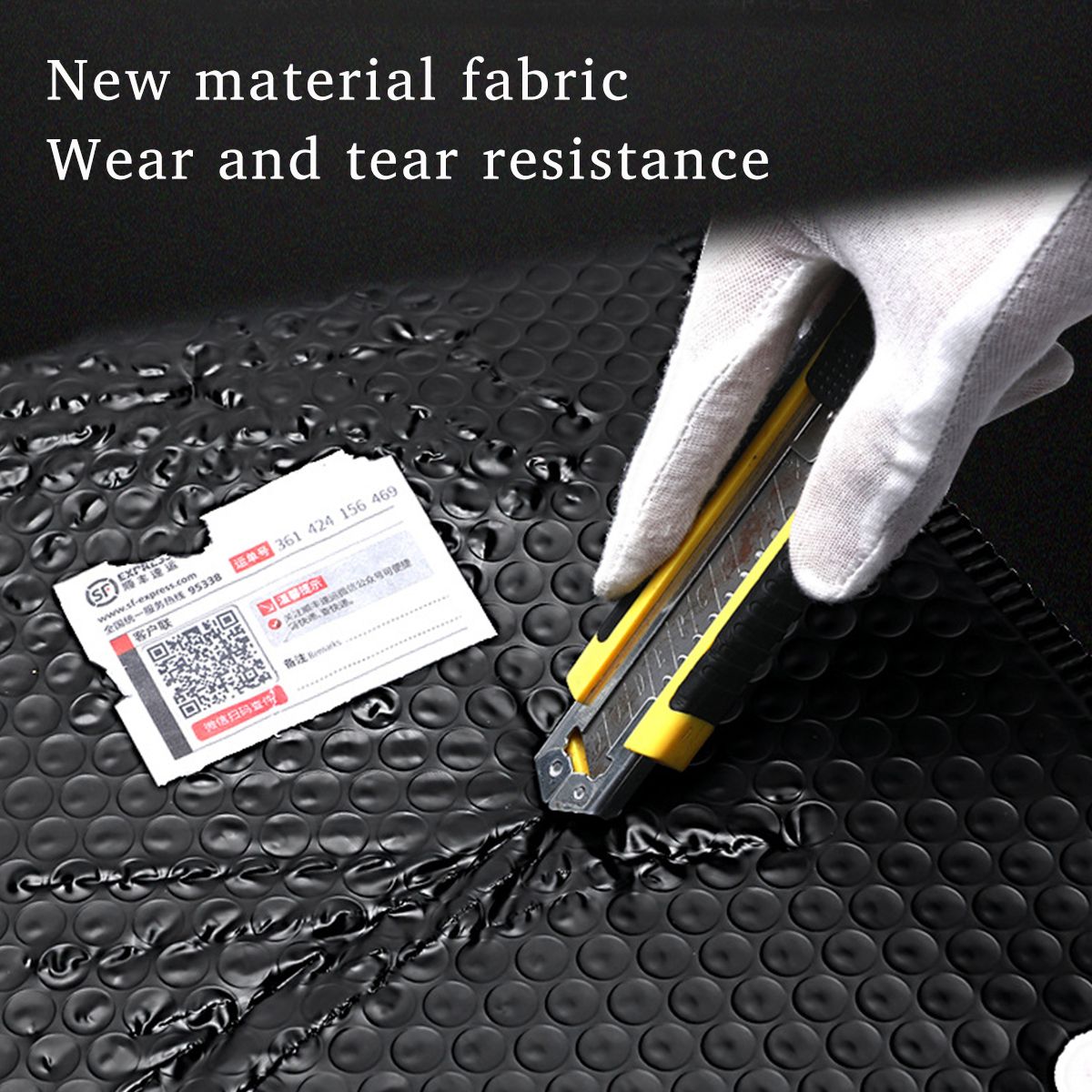 20Pcs/set Black Padded Bubble Envelopes Bag Lined Poly Mailer Seal Bags 7Sizes