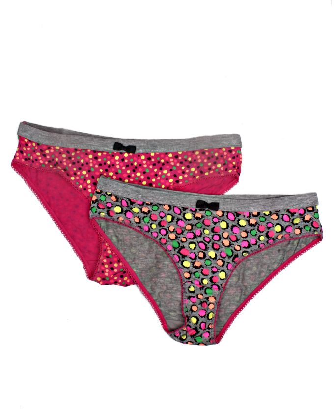 2pcs Pretty Pant  for Girls- Grey