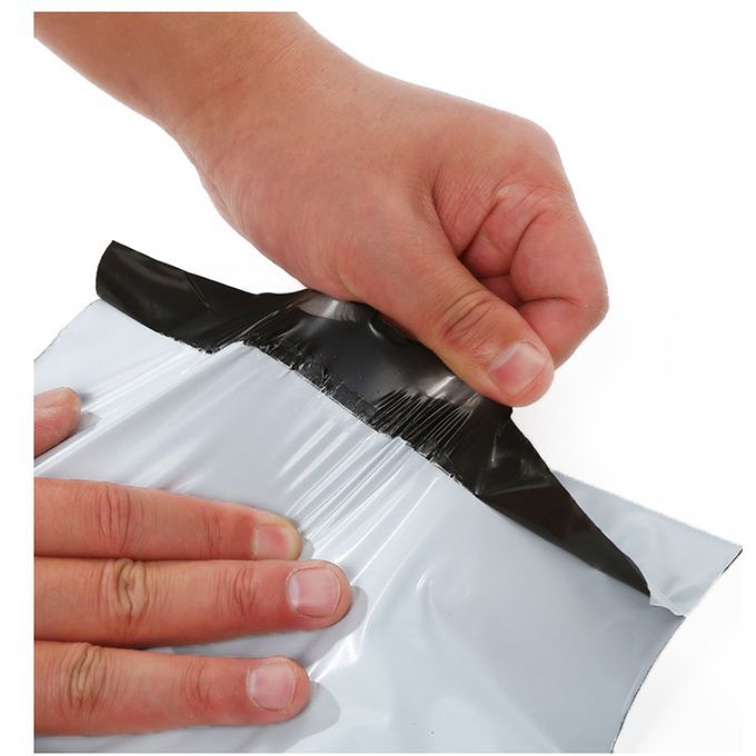 100Pcs Courier Bag Flier XXL Nylon- Size 50 X 65CM- White