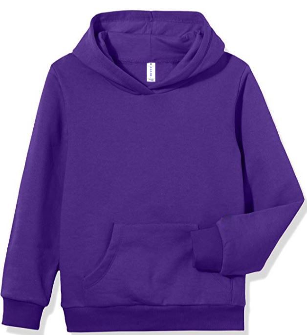 Children Plain Hoodie For Boys Or Girls- Purple