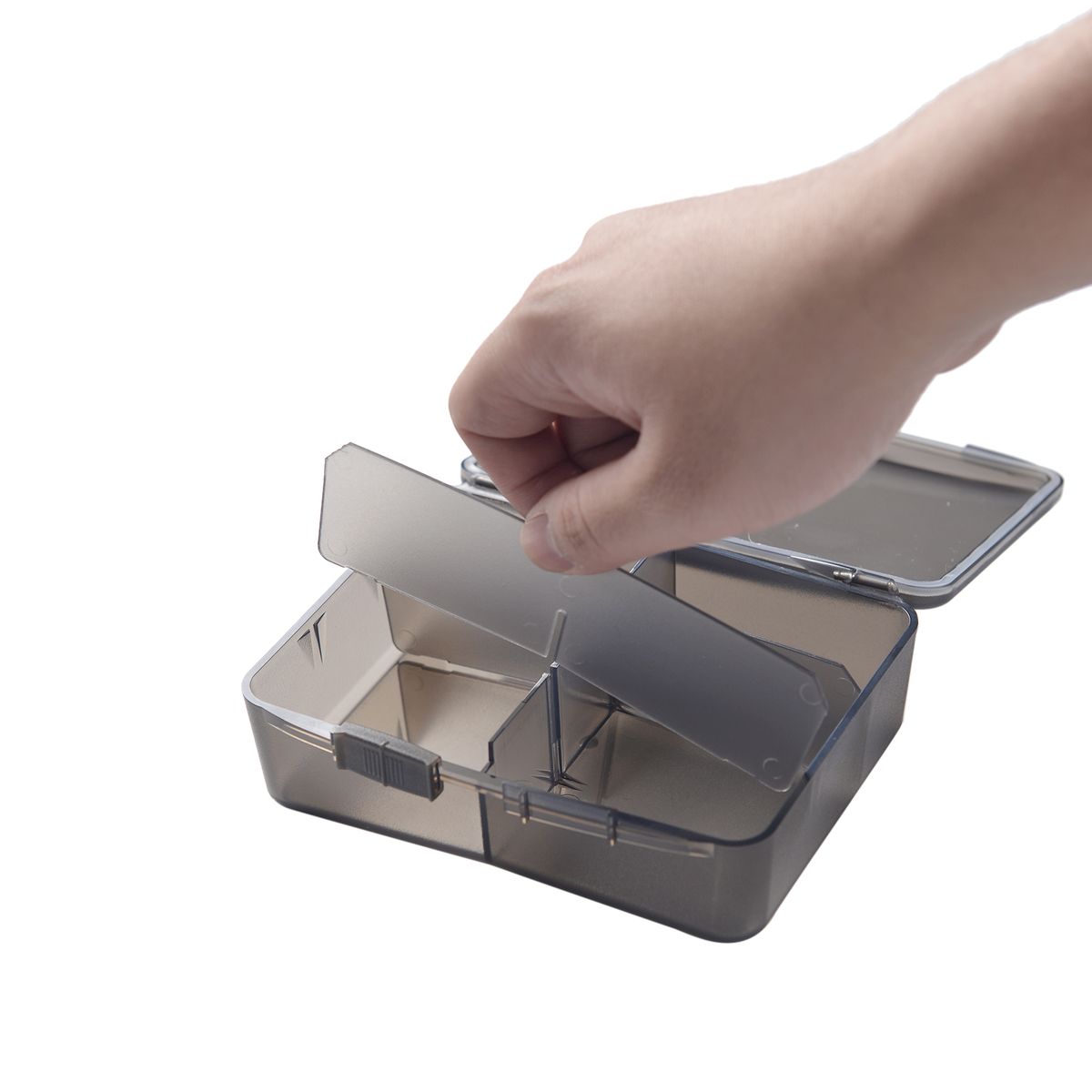 High-Capacity Pill Organizer Pill Box Case Daily Medicine