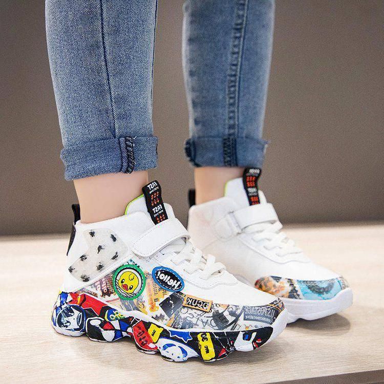 2022 Kids Classic Fashion Casual Shoes Sneakers - White