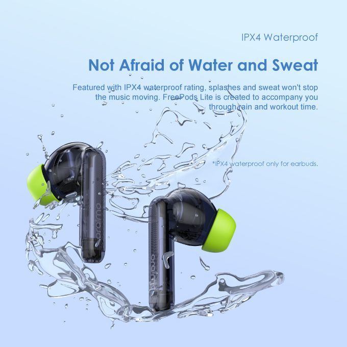 FreePods Lite 40-hour Playtime ENC True Wireless Earbuds