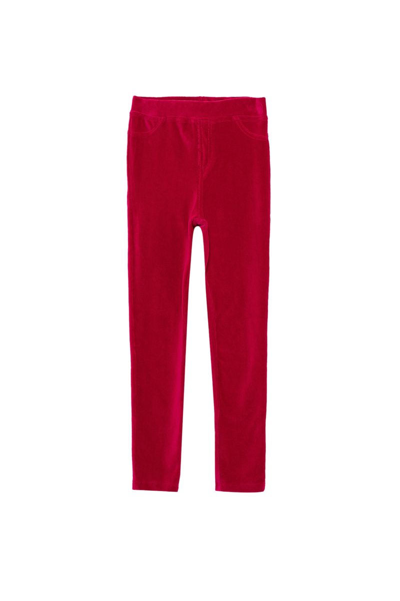 Girl Knitted Legging Fit Leggings -Pink