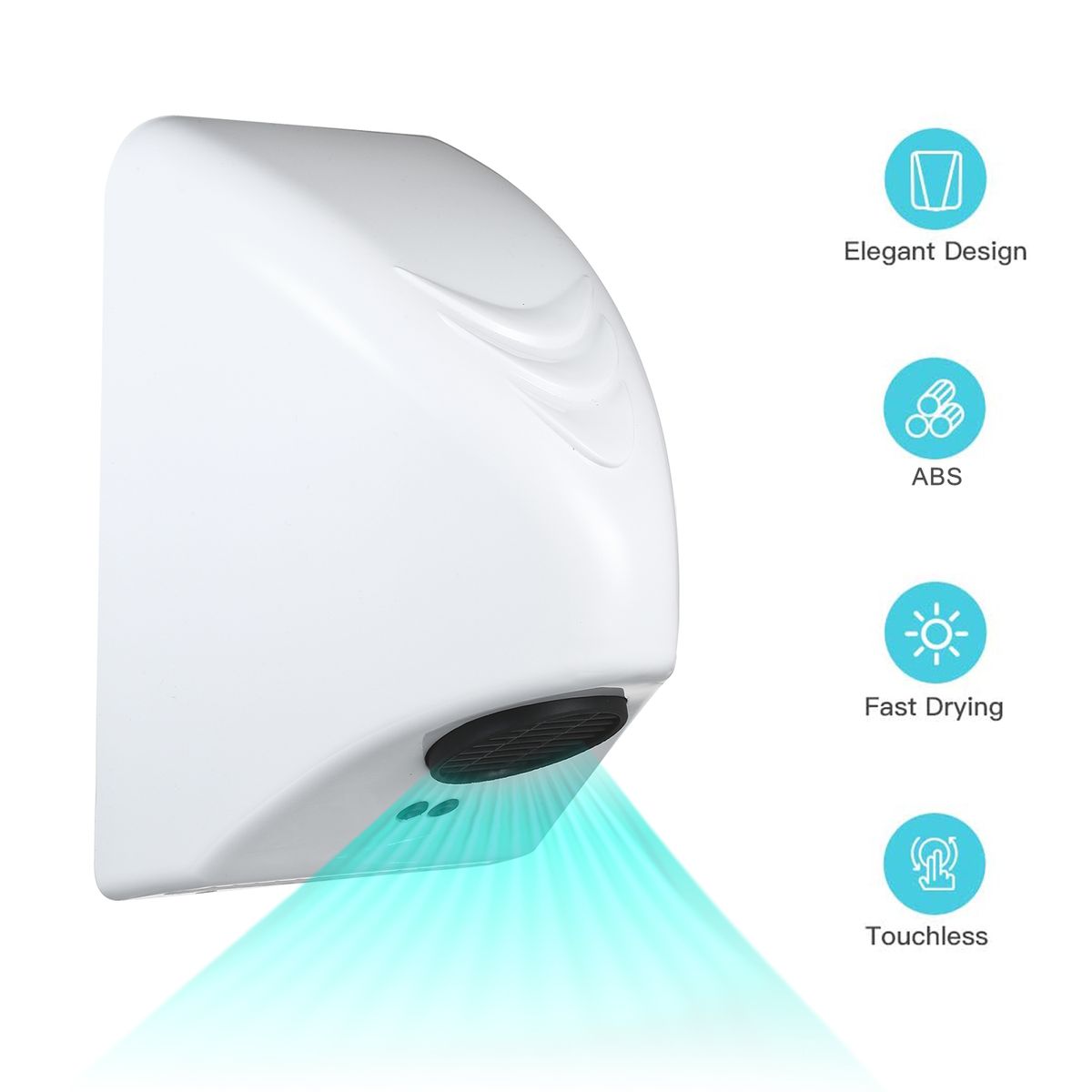 Automatic Commercial Hand Dryer 600W Electric Hand Dryers