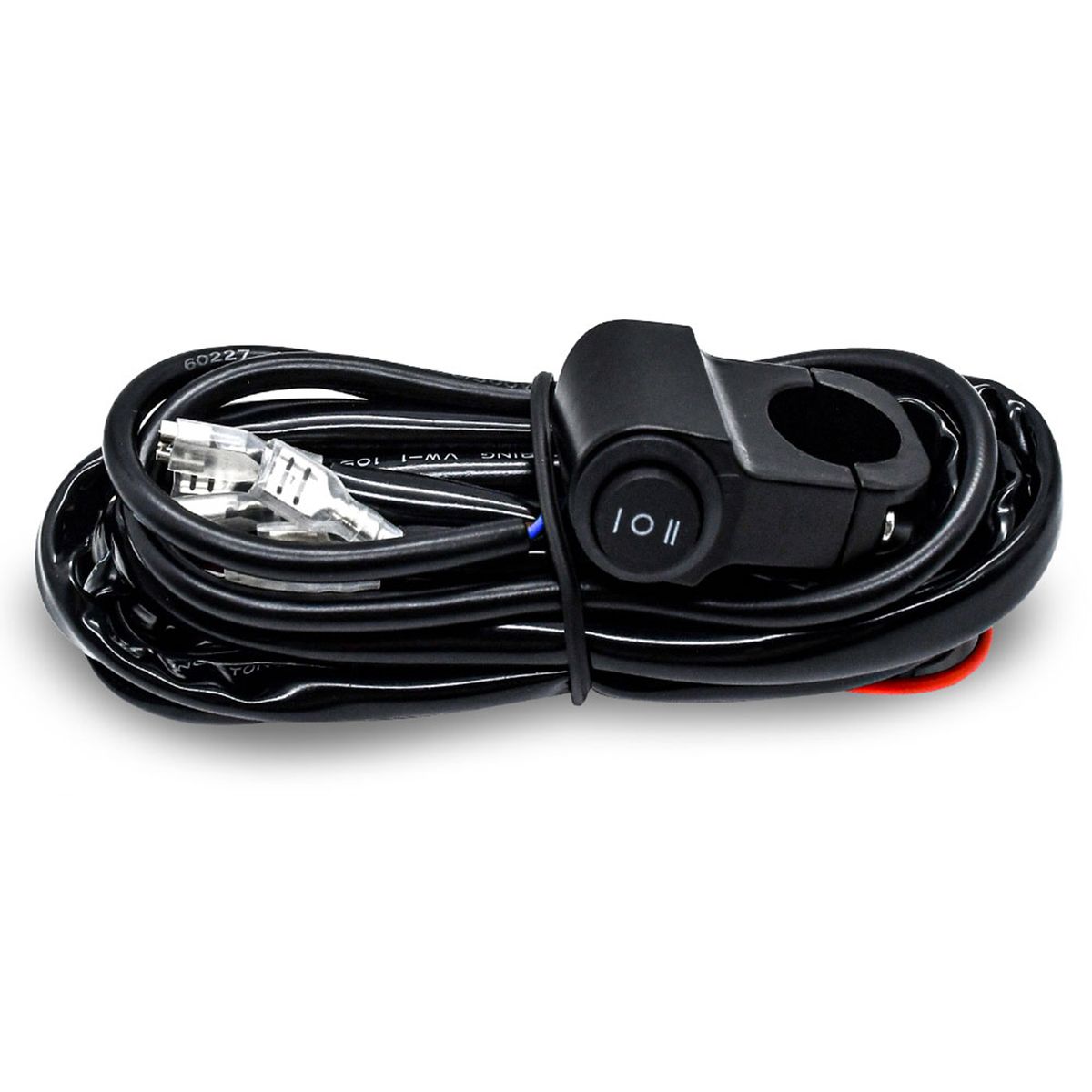LED Light Bar Wiring Harness Kit, 180W 3 Leads 16 AWG LED