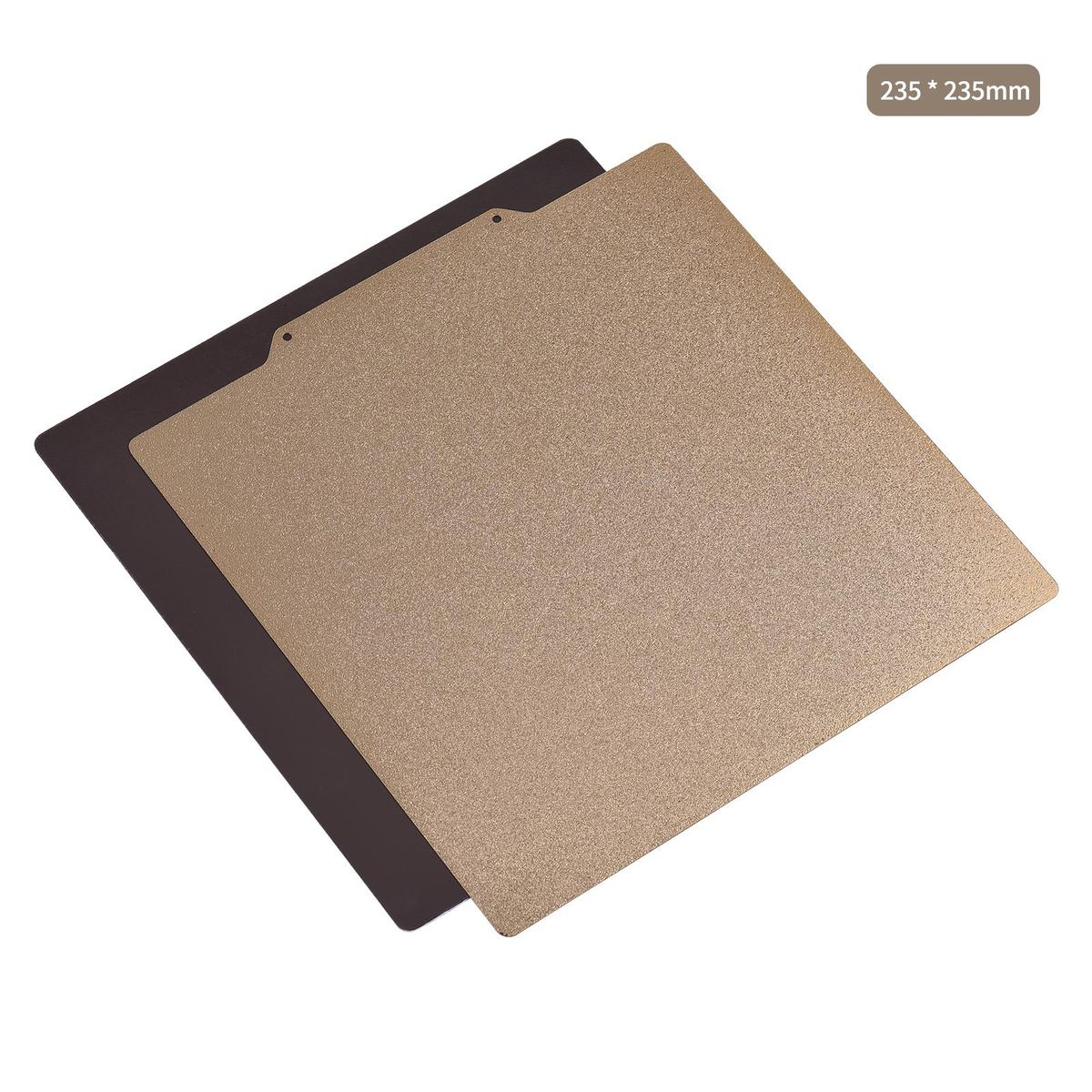 3D Printer Hotbed Spring Steel Sheet PEI Build Platform 235x235mm/9.3x9.3in with Magnetic Backplate Strong Adhesion Compatible with Creality Ender-3/Ender-3X/Ender-3 Pro/Ender-3 V2 TEVO Tarantula Pro 3D Printers
