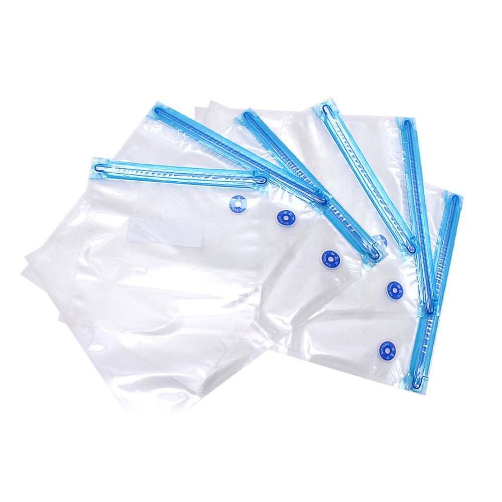 5pcs/set Vacuum Storage Bags Transparent Space Saver Seal
